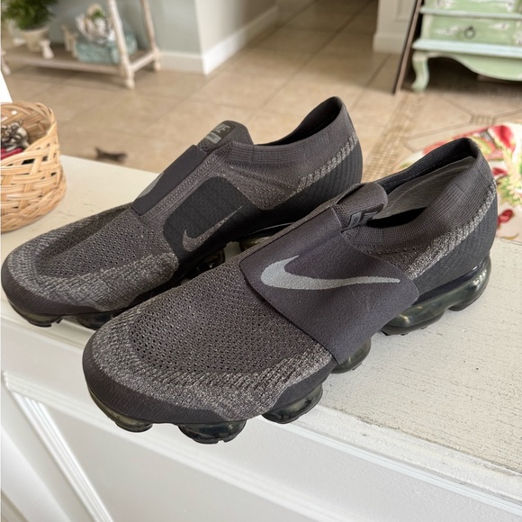 Nike Air Vapormax Flyknit Moc Midnight Fog Grey Men Size-12 - Picture 1 of 12